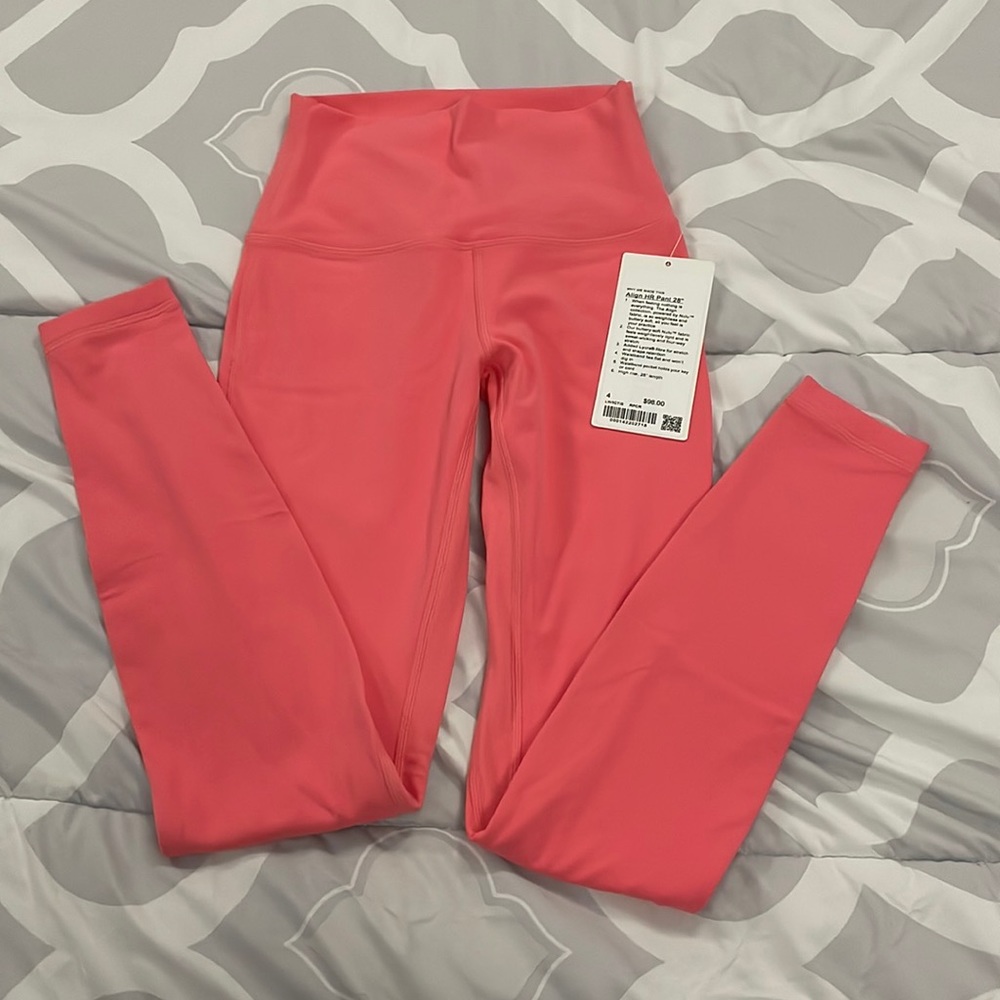 Lululemon | Align High Rise 28” | Raspberry Cream - Picture 5 of 10